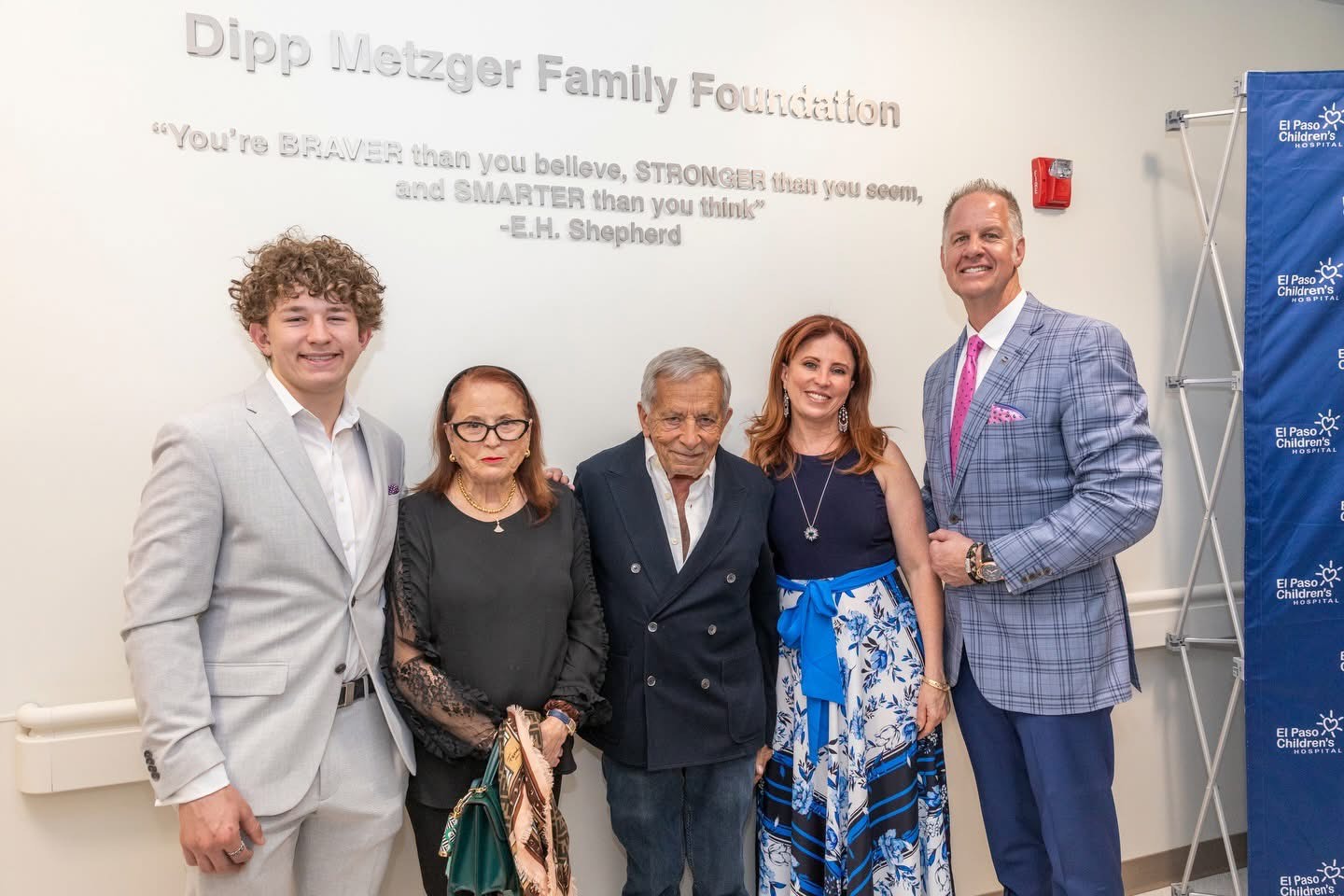 Crown Wealth Strategies Presidents Lizzie and Brian Metzger Sponsor Treatment Room at The Children's Hospital