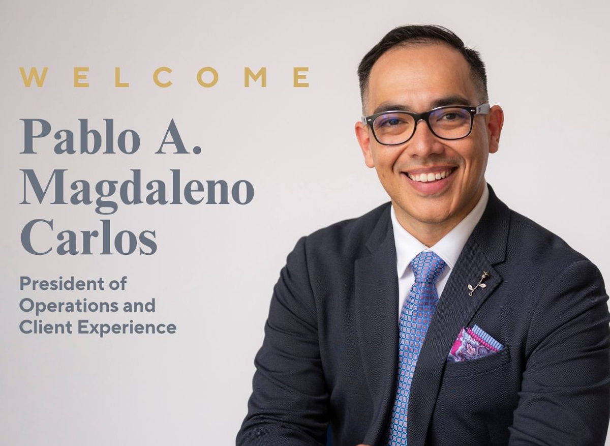 CROWN WEALTH STRATEGIES WELCOMES PABLO MAGDALENO AS PRESIDENT OF OPERATIONS AND CLIENT EXPERIENCE